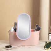 Bærbar Makeupboks med LED Spejl – Rejsevenlig Kosmetik Organizer HEYHEY Worldwide Dropshipping Store